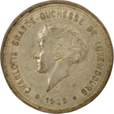 Luxembourg Charlotte - 5 Francs Argent - 1929