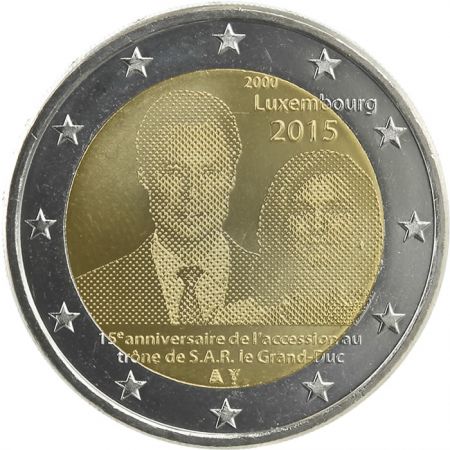 Luxembourg Grand-Duc Henri - 2 Euros Commémo. 2015