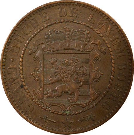 Luxembourg Guillaume III - 10 Centimes - 1854 Bruxelles