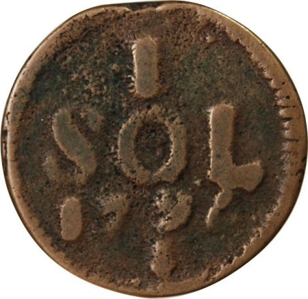 Luxembourg LUXEMBOURG  FRANCOIS II - 1 SOL 1795