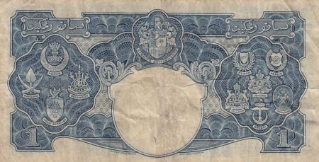 Malaya 1 Dollar - George VI - Armoiries - 1941 - Série N82 - p.11