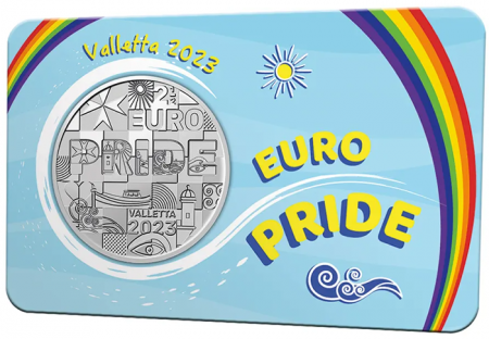 Malte Euro Pride - 2,5 Euros BU Commémo. 2023