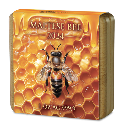 Malte L\'Abeille de Malte - 5 euros Argent (1 once) 2024