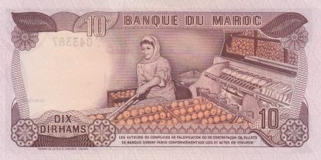 Maroc 10 Dirhams  Hassan II - 1970 - p.Neuf - P.57a