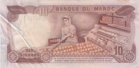 Maroc 10 Dirhams  Hassan II - 1985 - TTB - P.57b - Série BE/39