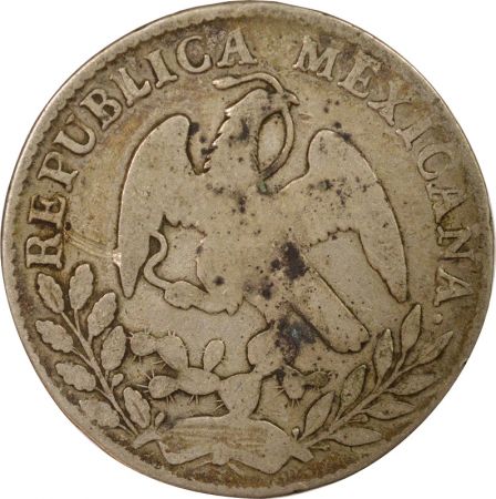 Mexique 2 Reales Argent - 1863 Mo Mexico CH