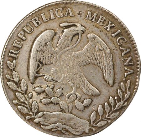 Mexique 8 Reales Argent - 1870 Do Durango CP