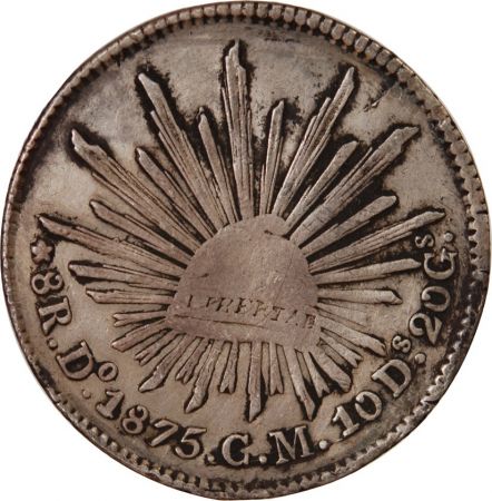 Mexique MEXIQUE - 8 REALES ARGENT 1875 Do CM