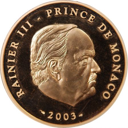 MONACO  RAINIER III - 100 EUROS OR 2003 BE