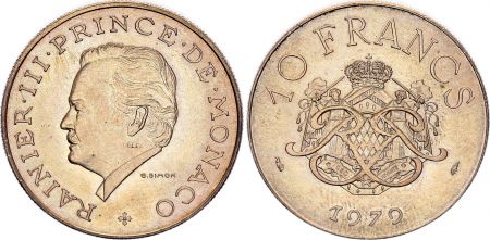 Monaco 10 Francs  Rainier III - Armoiries - 1979