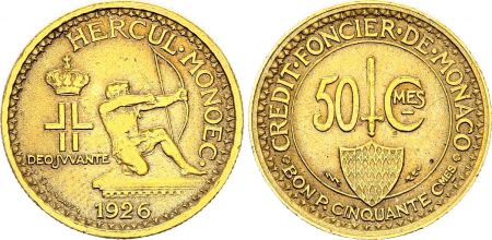 Monaco 50 Centimes Héraclès Archer - 1926 - Poissy