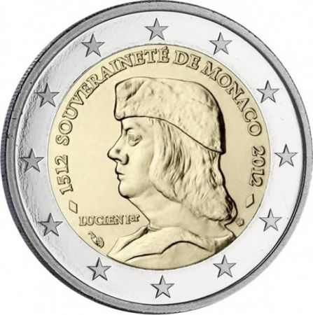 Monaco Monaco 2 Euros Lucien Grimaldi - 1512- 2012