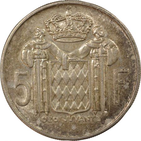 Monaco Rainier III - 5 Francs Argent - 1966 Paris