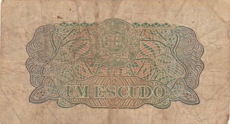 Mozambique 1 Escudo - António Ennes - Armoiries - 1944