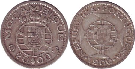 Mozambique 20 Escudo - 1960