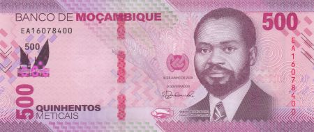 Mozambique 500 Meticais - S. M. Machel - Voiliers - Polymer - 16-06-2024 - Série EA