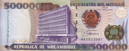 Mozambique 500000 Meticais - Banque du Mozambique - Ouvriers - 16-06-2003 - Série HA