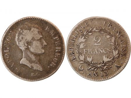 NAPOLEON Ier - 2 FRANCS AN 13 A PARIS calendrier révolutionnaire\ \ 