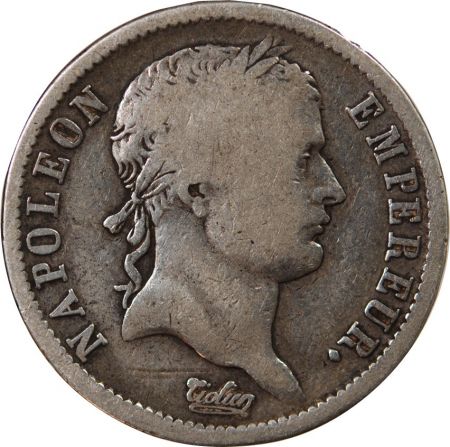 NAPOLEON Ier - 2 FRANCS ARGENT 1808 A PARIS Type République