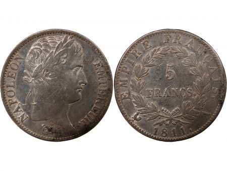 NAPOLEON Ier - 5 FRANCS 1811 A PARIS