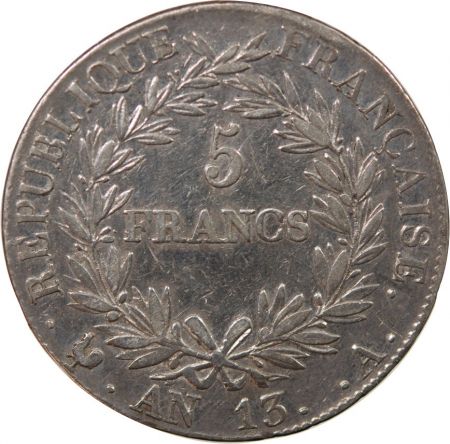 NAPOLEON Ier - 5 FRANCS AN 13 A PARIS calendrier révolutionnaire\ \ 