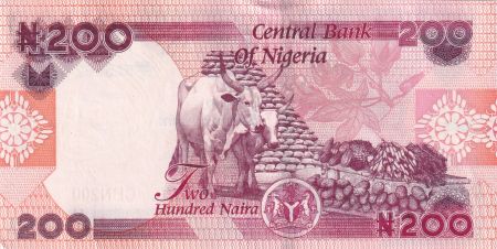 Nigeria 200 Naira - Alhaji Sir Ahmadu Bello - Vaches - 2023 - Série AM/9