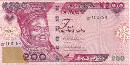 Nigeria 200 Naira - Alhaji Sir Ahmadu Bello - Vaches - 2024 - Série T/87