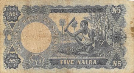 Nigeria NIGERIA - 5 NAIRA 1973 / 1978 - TB