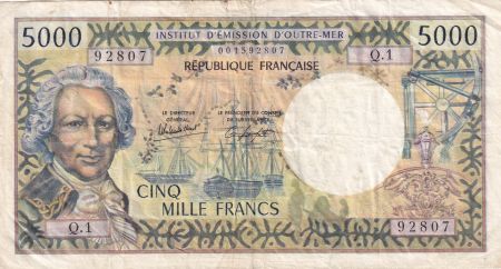 Nle Calédonie 5000 Francs Bougainville - 1982 - NOUMEA - Série Q.1