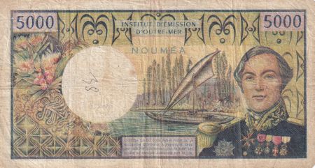 Nle Calédonie 5000 Francs Bougainville - 1982 - NOUMEA - Série V.1