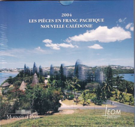 Nle Calédonie Coffret BU Franc du Pacifique 2004 - Nouvelle Calédonie