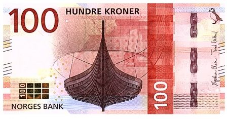 Norvège 100 Kroner - Drakar - 2017 - P.54