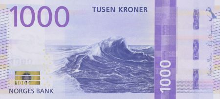 Norvège 1000 Kroner - Henrik Ibsen - 2019