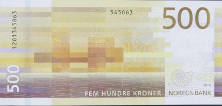 Norvège 500 Kroner - Voilier - 2018