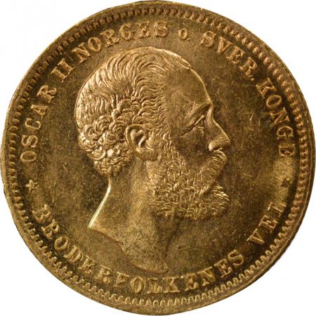 Norvège Oscar II - 20 Kroner Or - 1902 Kongsberg