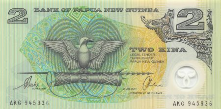 Papouasie-Nouvelle-Guinée 2 Kina - Polymer - 1996