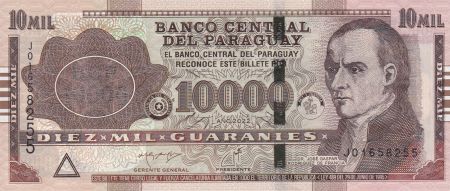 Paraguay 10000 Guaranies J.G Rodriguez de Francia - 2022