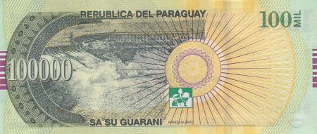 Paraguay 100000 Guaranies San Roque Gonzalez de Santa Cruz - 2021