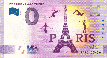 Pays-Bas 0 EURO SOUVENIR - PARIS 2024 J\'y étais