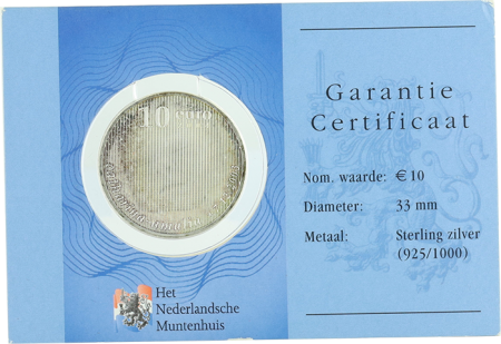 Pays-Bas 10 Euro Princesse Catharina Amalia - Coincard 2004