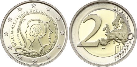 Pays-Bas 2 Euros Commémorative - Pays Bas 2013 200 ans du royaume\  Frappe BE