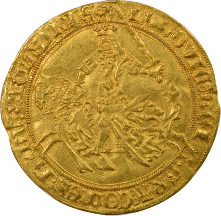 Pays-Bas Comté de Flandre, Louis de Male  Cavalier d\'Or - 1361 / 1364 Gand