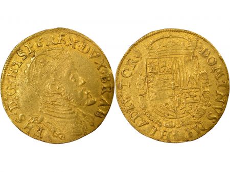 Pays-Bas Duché de Brabant, Philippe II  Real d\'Or - 1560 / 1561 Anvers