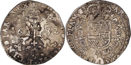 Pays-Bas Espagnol 1/4 Patagon Armoiries - Bruges 1632