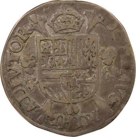 Pays-Bas Espagnol Philippe II - 1/5 Ecu Argent - 1572 Anvers