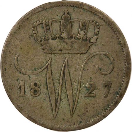 Pays-Bas Guillaume I - 10 Cent Argent - 1827 Utrecht