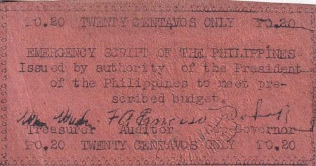 Philippines 20 Centavos - Apayao - 1943 - P.S122