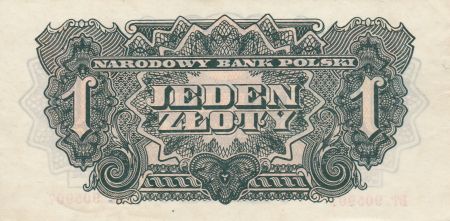 Pologne 1 Zloty 1944 - Gris - Série BT 905907