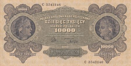 Pologne 10000 Marek - 1922 - Série C - P.32