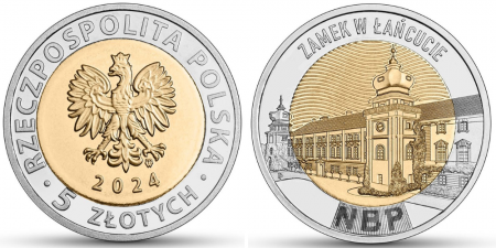 Pologne 5 Zlotych - Le Château de Lancut - 2024